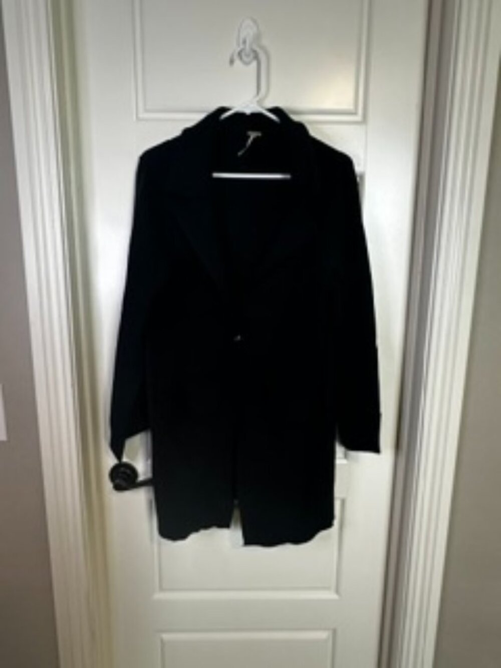 Free People Long Sleeve Black Cardigan